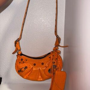 Balenciaga Orange Cagole Bag